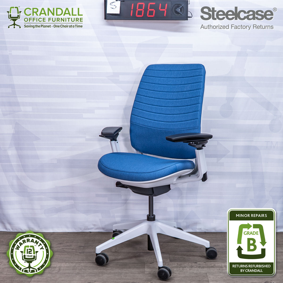 S-1864 - Steelcase Series 2 - Grade B
