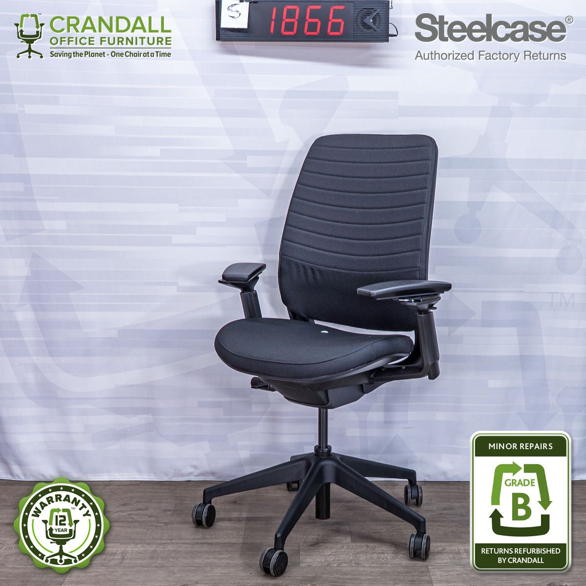S-1866 - Steelcase Series 2 - Grade B