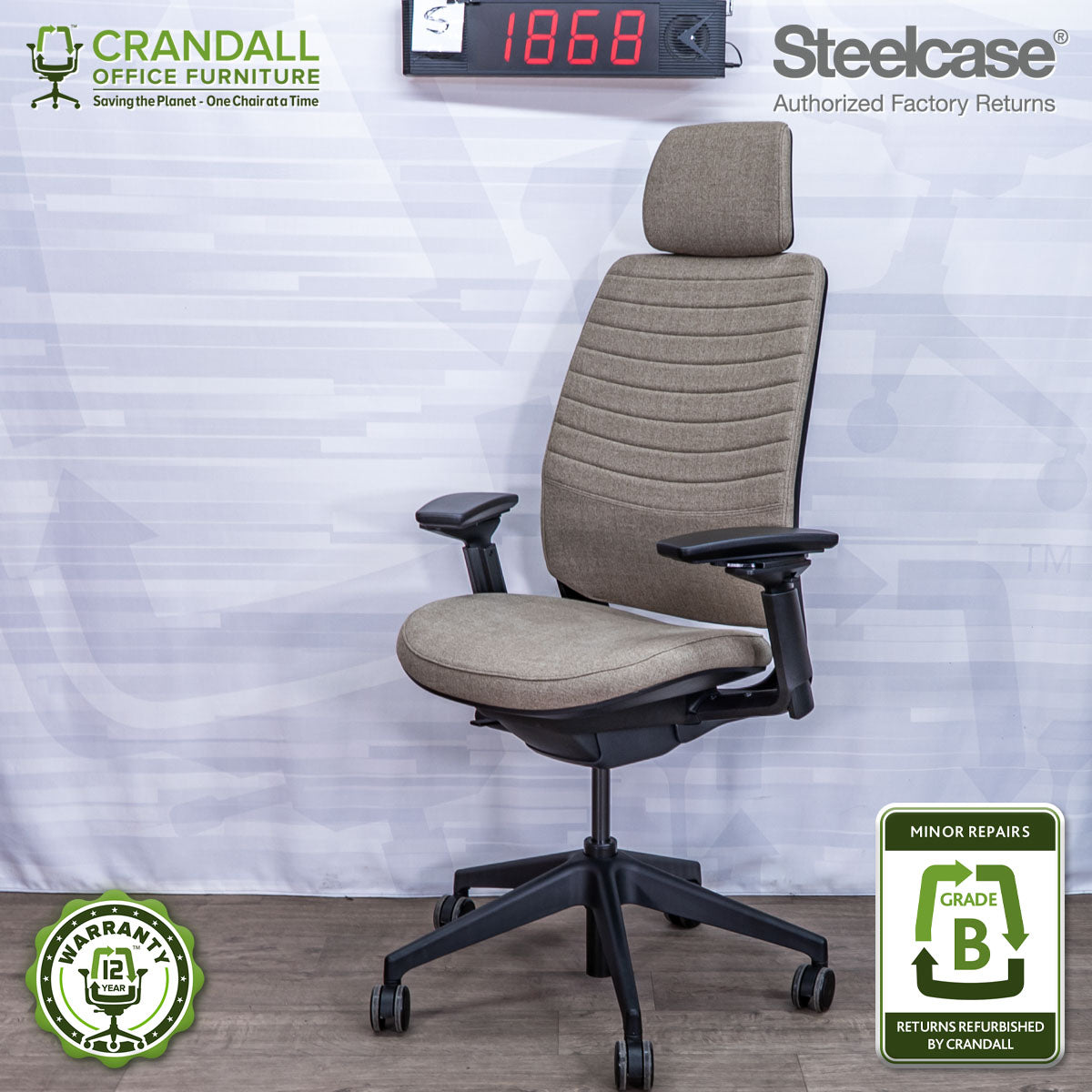 S-1868 - Steelcase Series 2 - Grade B