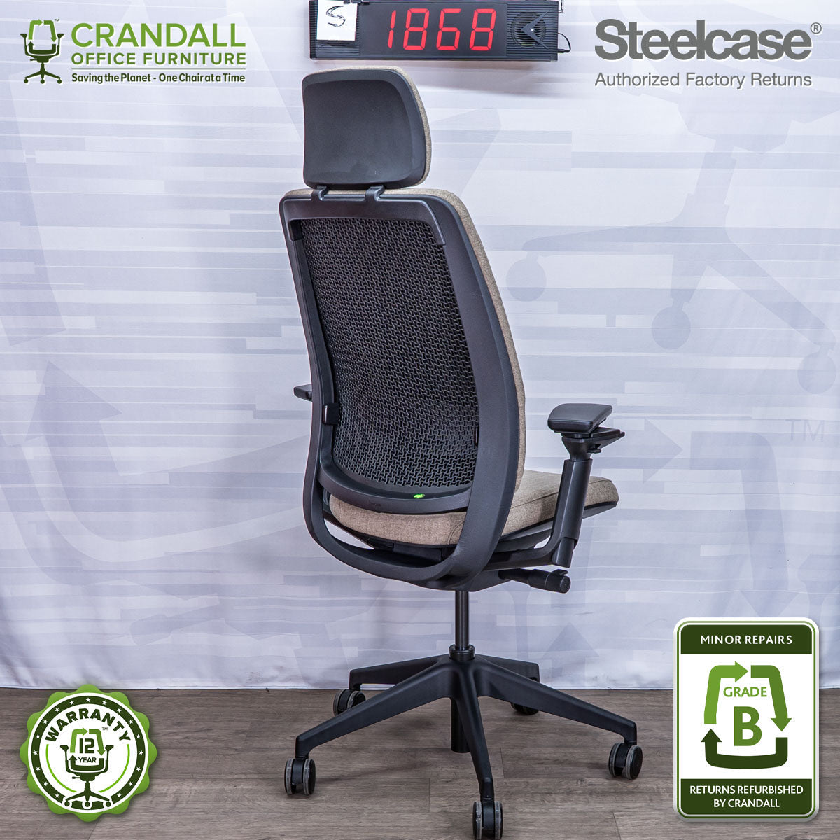 S-1868 - Steelcase Series 2 - Grade B