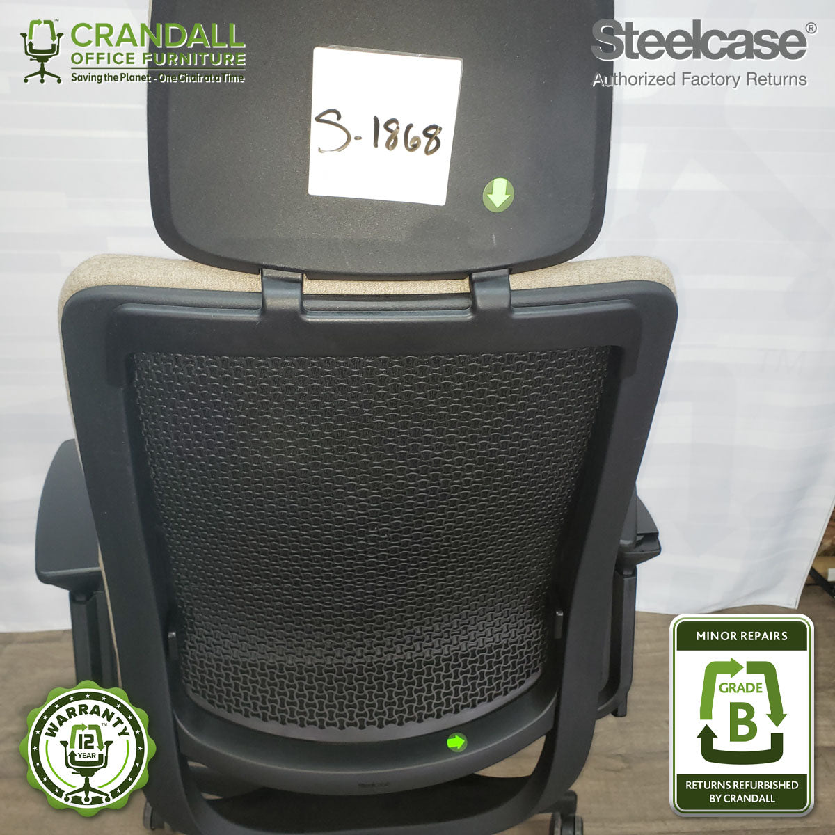 S-1868 - Steelcase Series 2 - Grade B