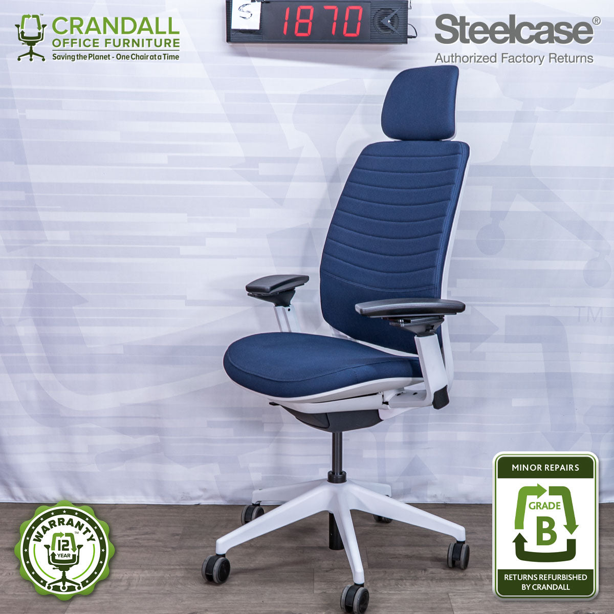 S-1870 - Steelcase Series 2 - Grade B