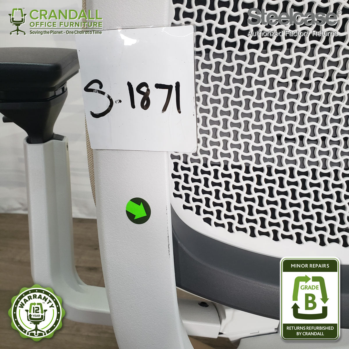 S-1871 - Steelcase Series 2 - Grade B