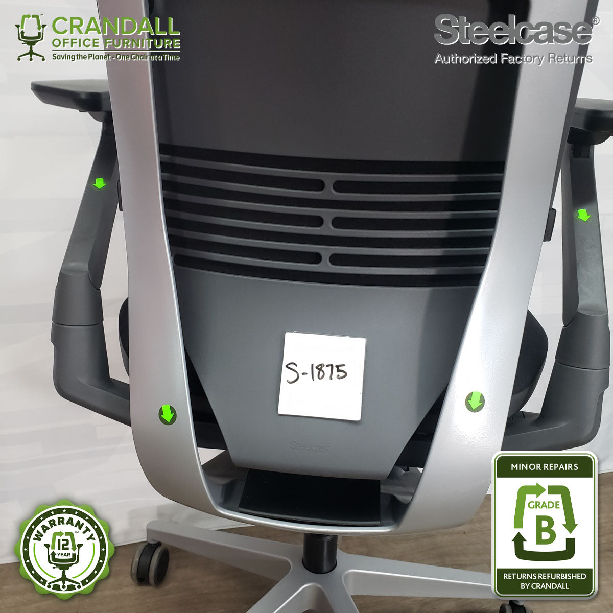 S-1875 - Steelcase Gesture - Grade B