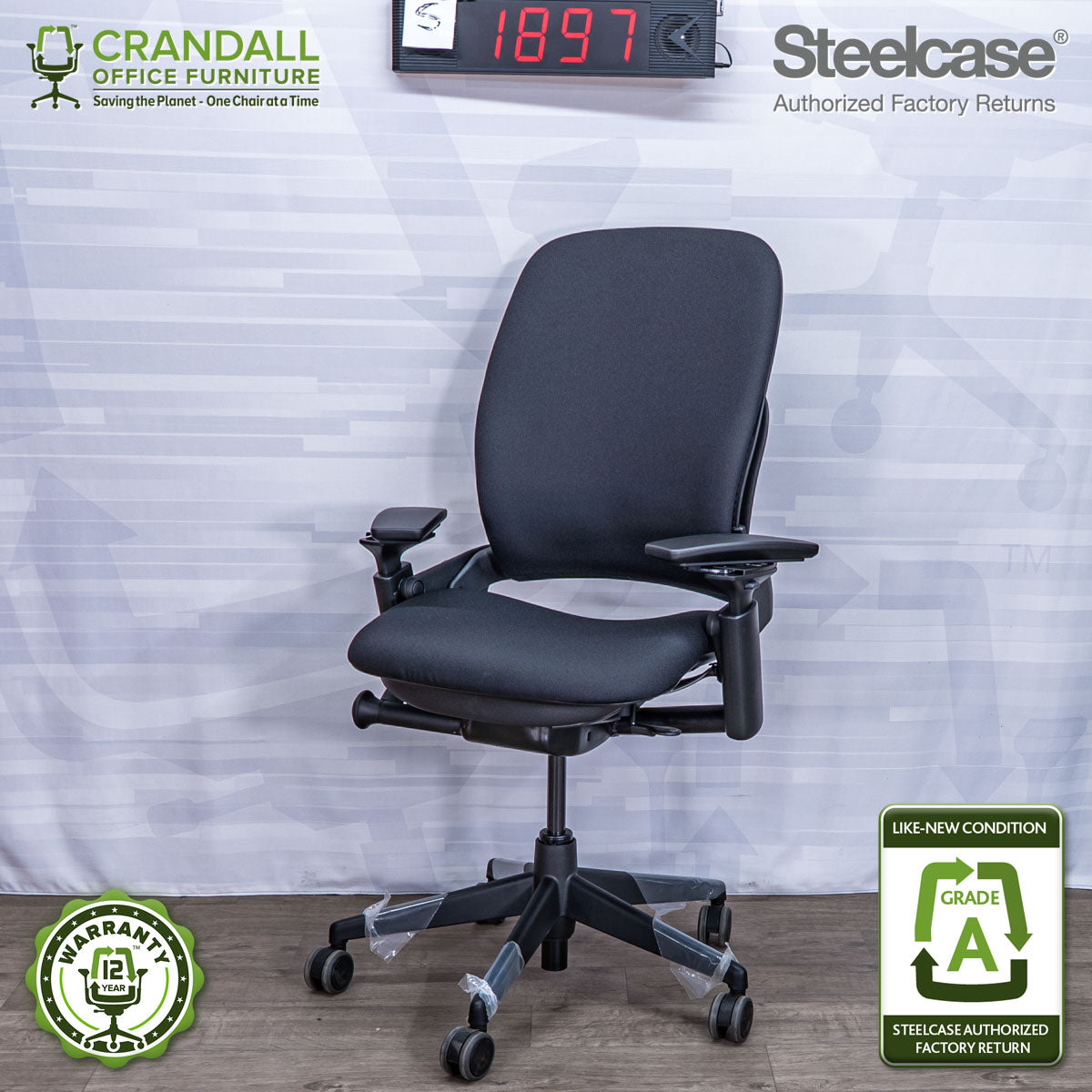 S-1897 - Steelcase Leap V2 - Grade A