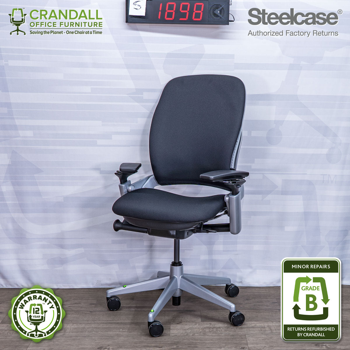 S-1898 - Steelcase Leap V2 - Grade B