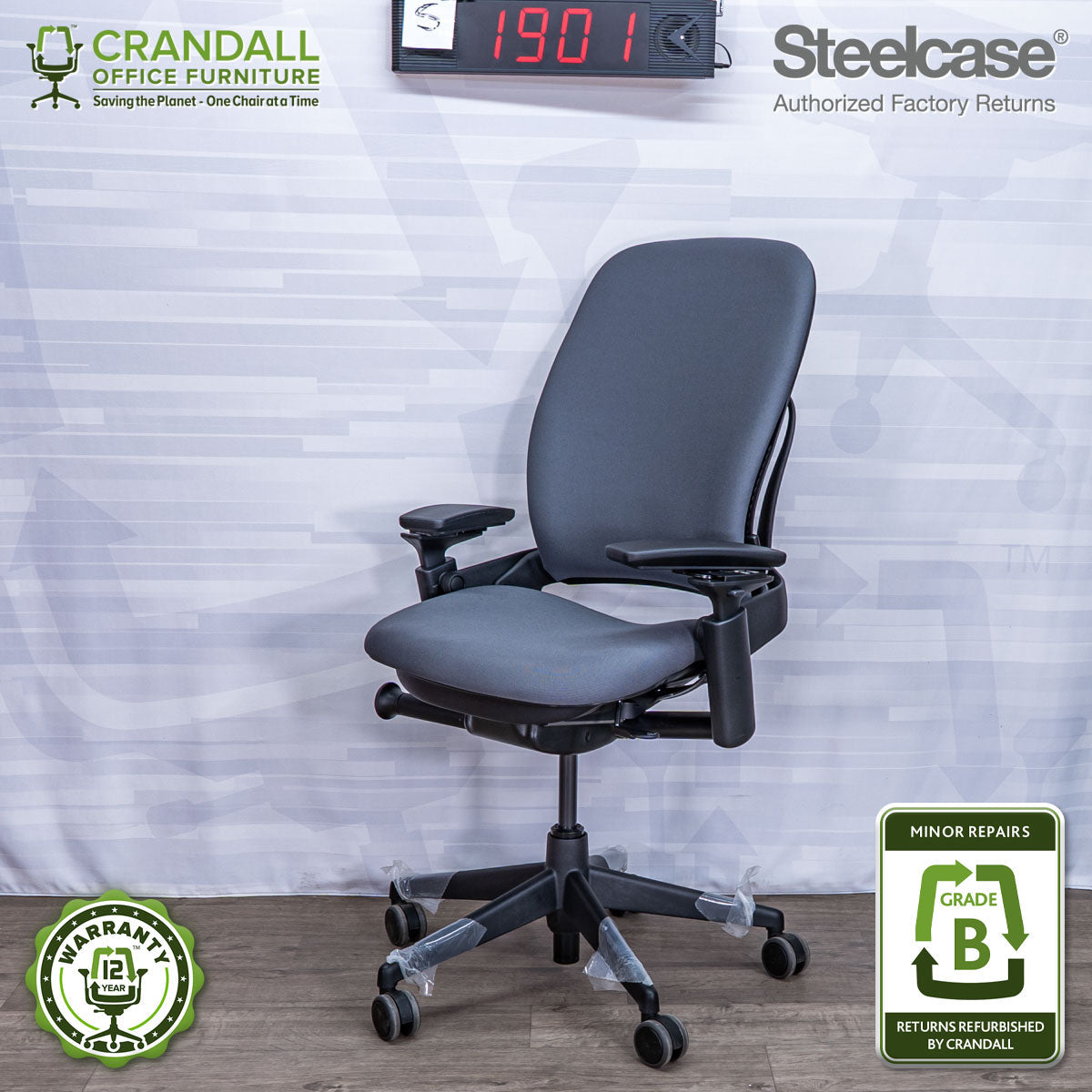 S-1901 - Steelcase Leap V2 - Grade B