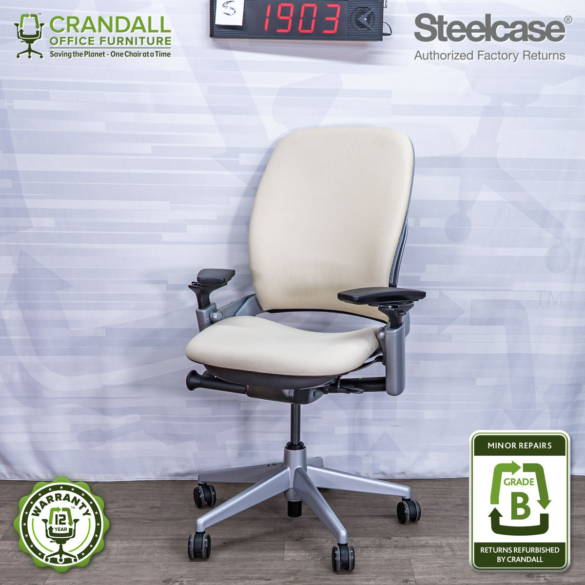 S-1903 - Steelcase Leap V2 - Grade B