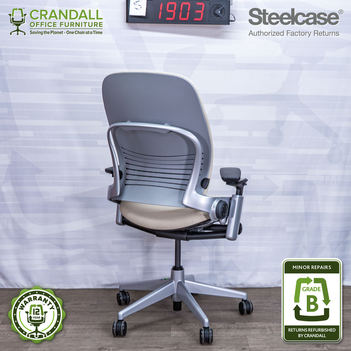 S-1903 - Steelcase Leap V2 - Grade B