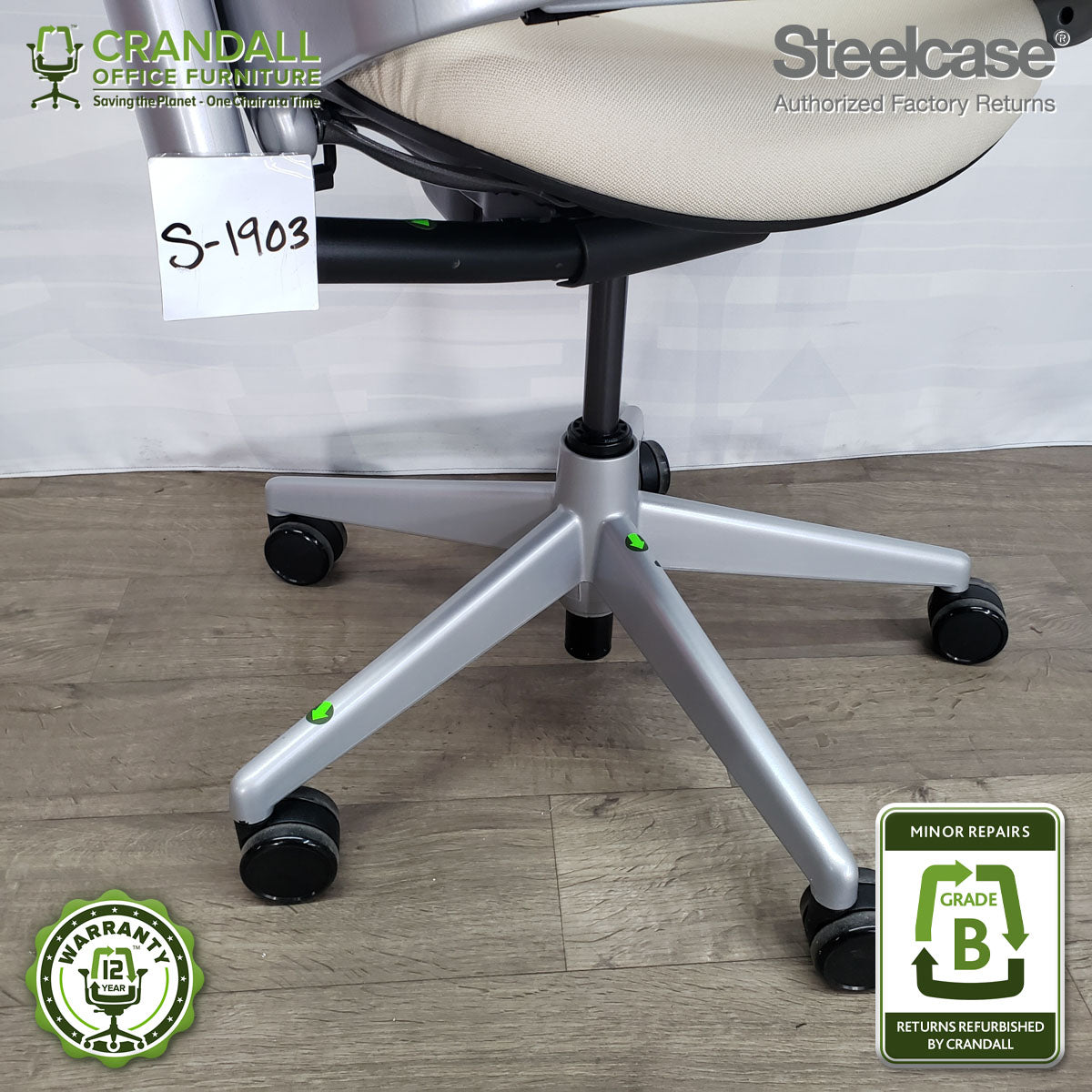 S-1903 - Steelcase Leap V2 - Grade B