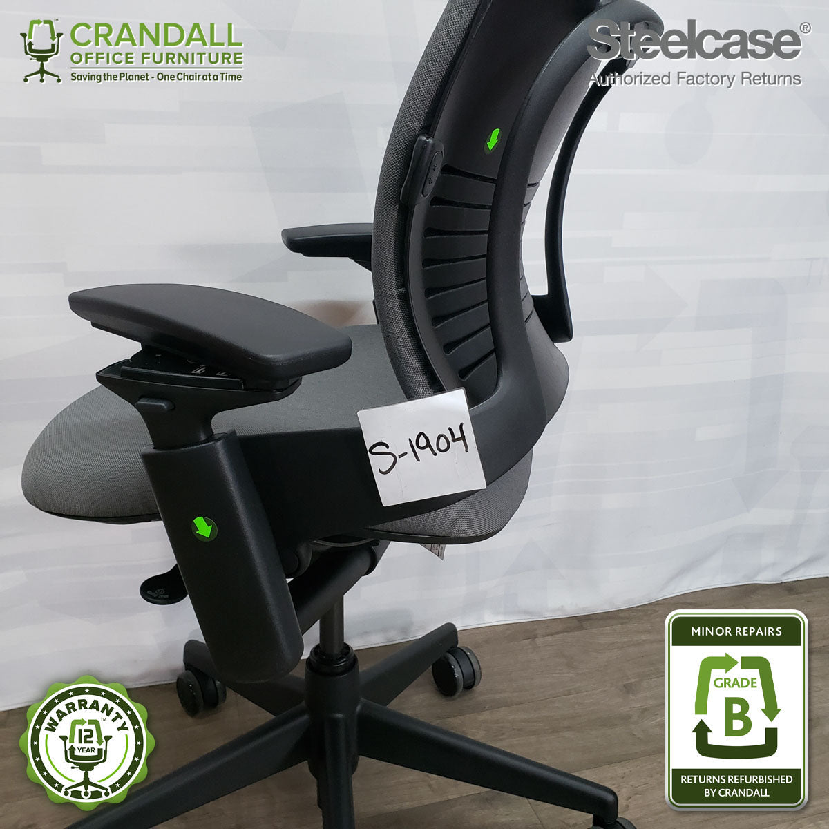 S-1904 - Steelcase Leap V2 - Grade B