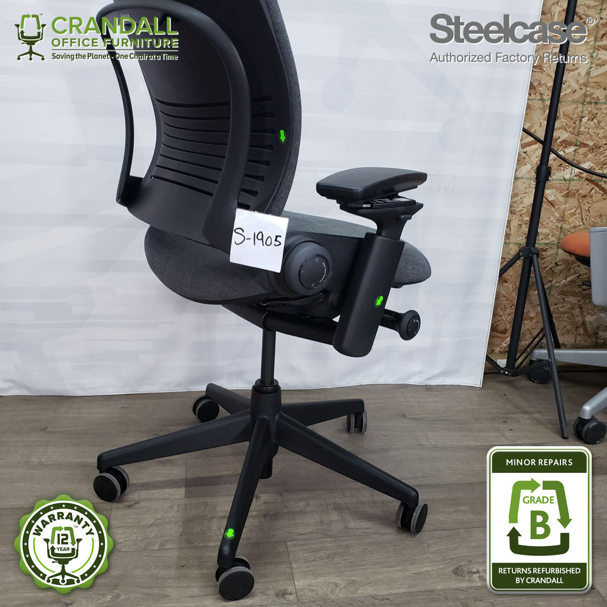 S-1905 - Steelcase Leap V2 - Grade B