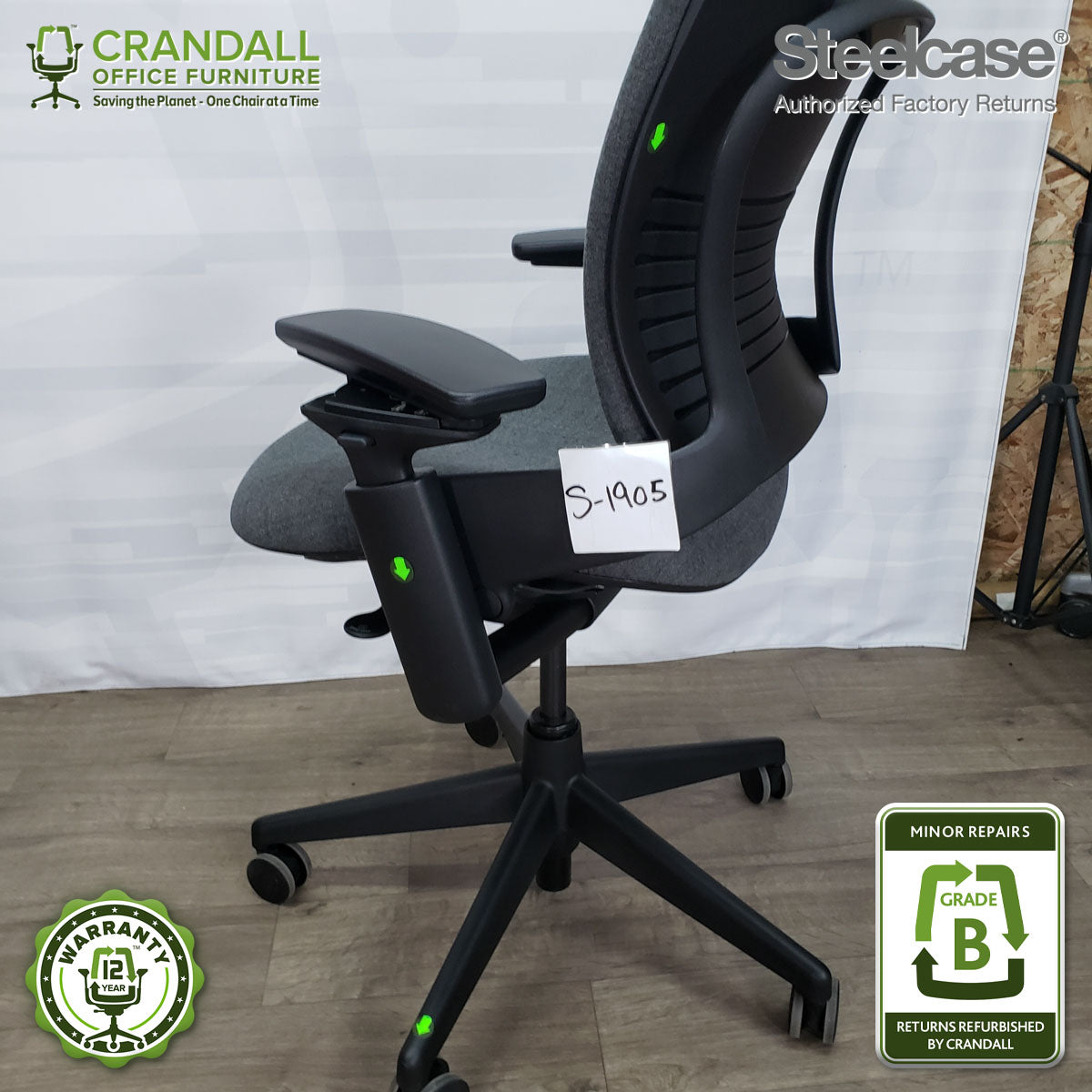 S-1905 - Steelcase Leap V2 - Grade B