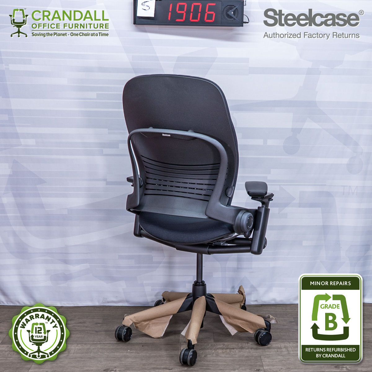 S-1906 - Steelcase Leap V2 - Grade B
