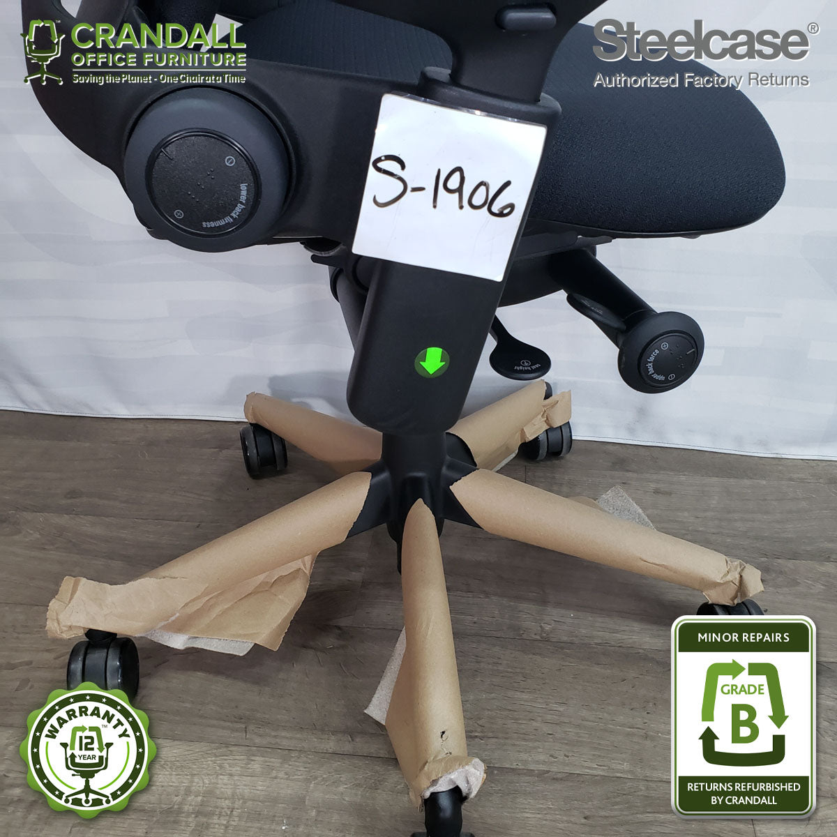 S-1906 - Steelcase Leap V2 - Grade B