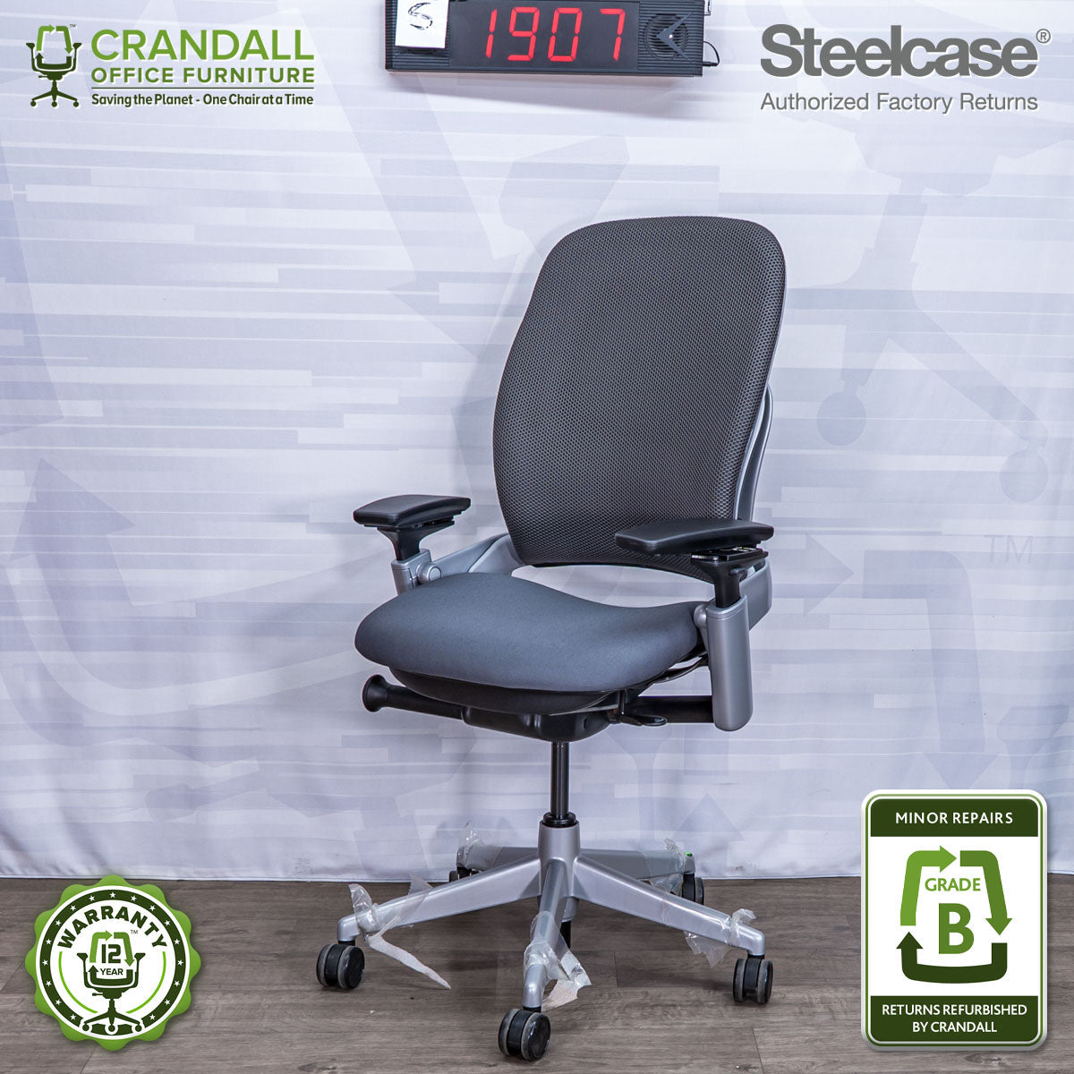 S-1907 - Steelcase Leap V2 - Grade B