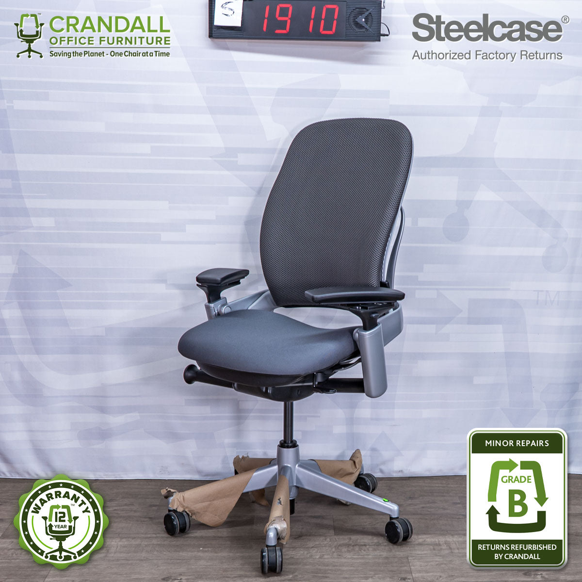 S-1910 - Steelcase Leap V2 - Grade B