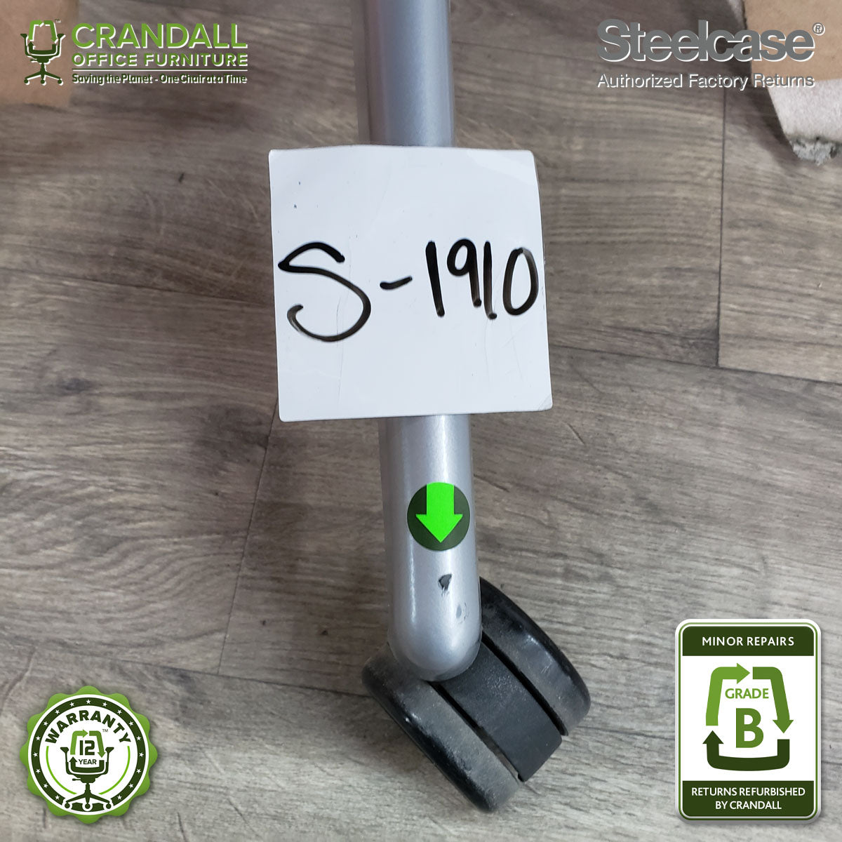 S-1910 - Steelcase Leap V2 - Grade B