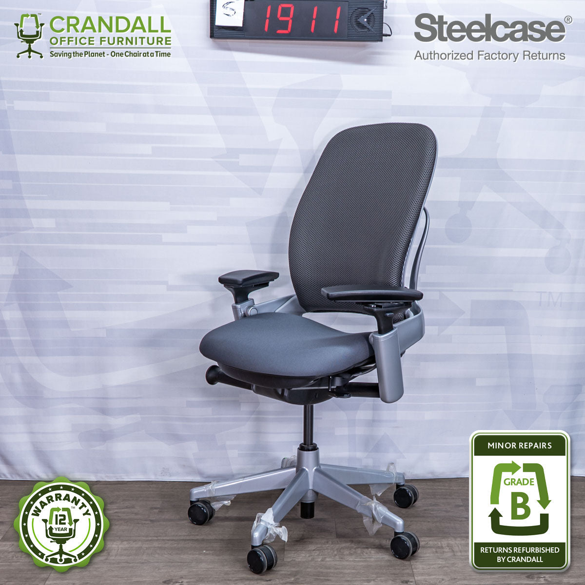 S-1911 - Steelcase Leap V2 - Grade B