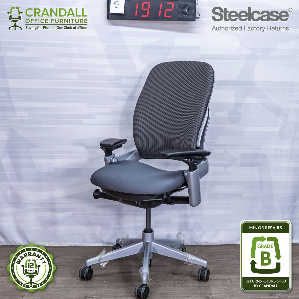 S-1912 - Steelcase Leap V2 - Grade B