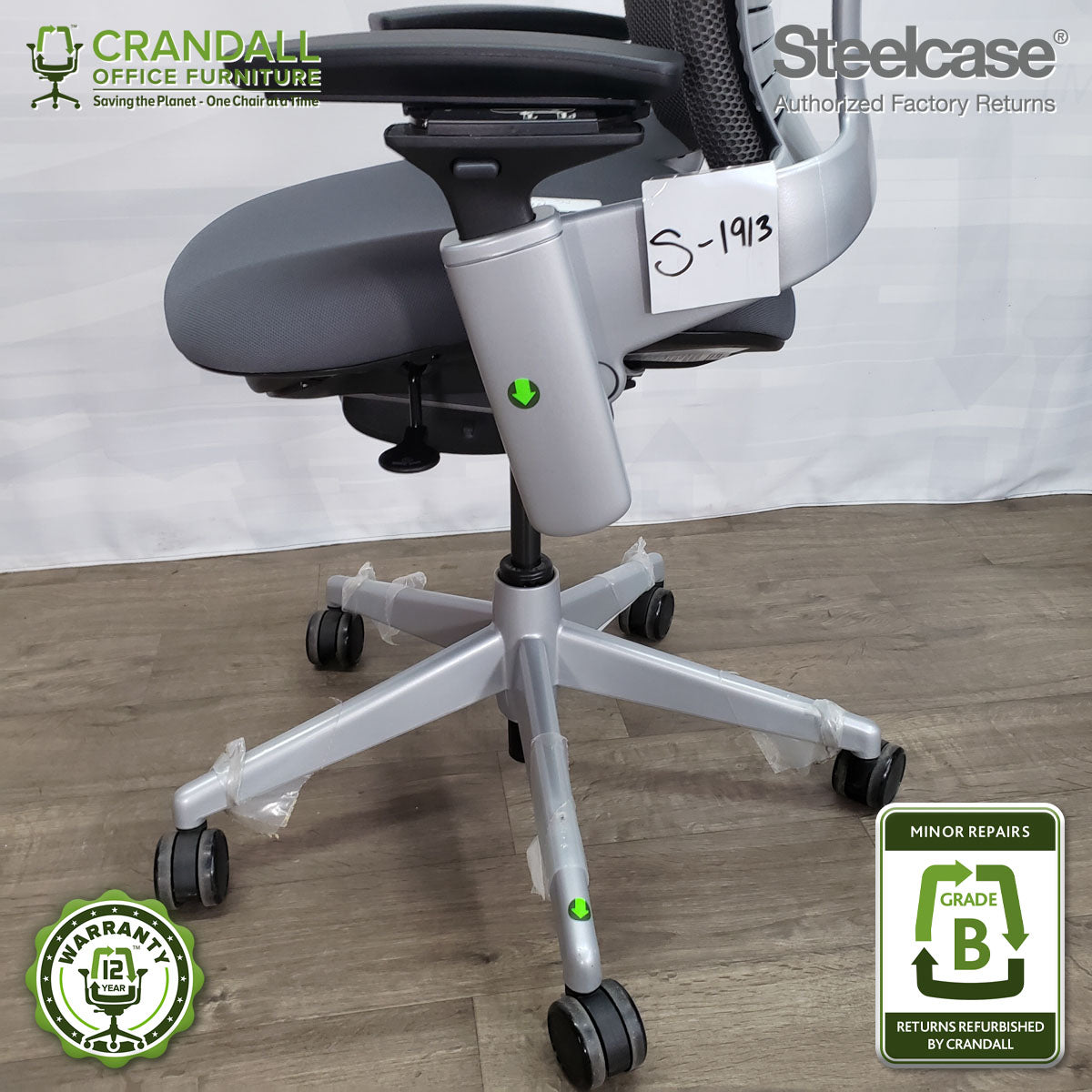 S-1913 - Steelcase Leap V2 - Grade B