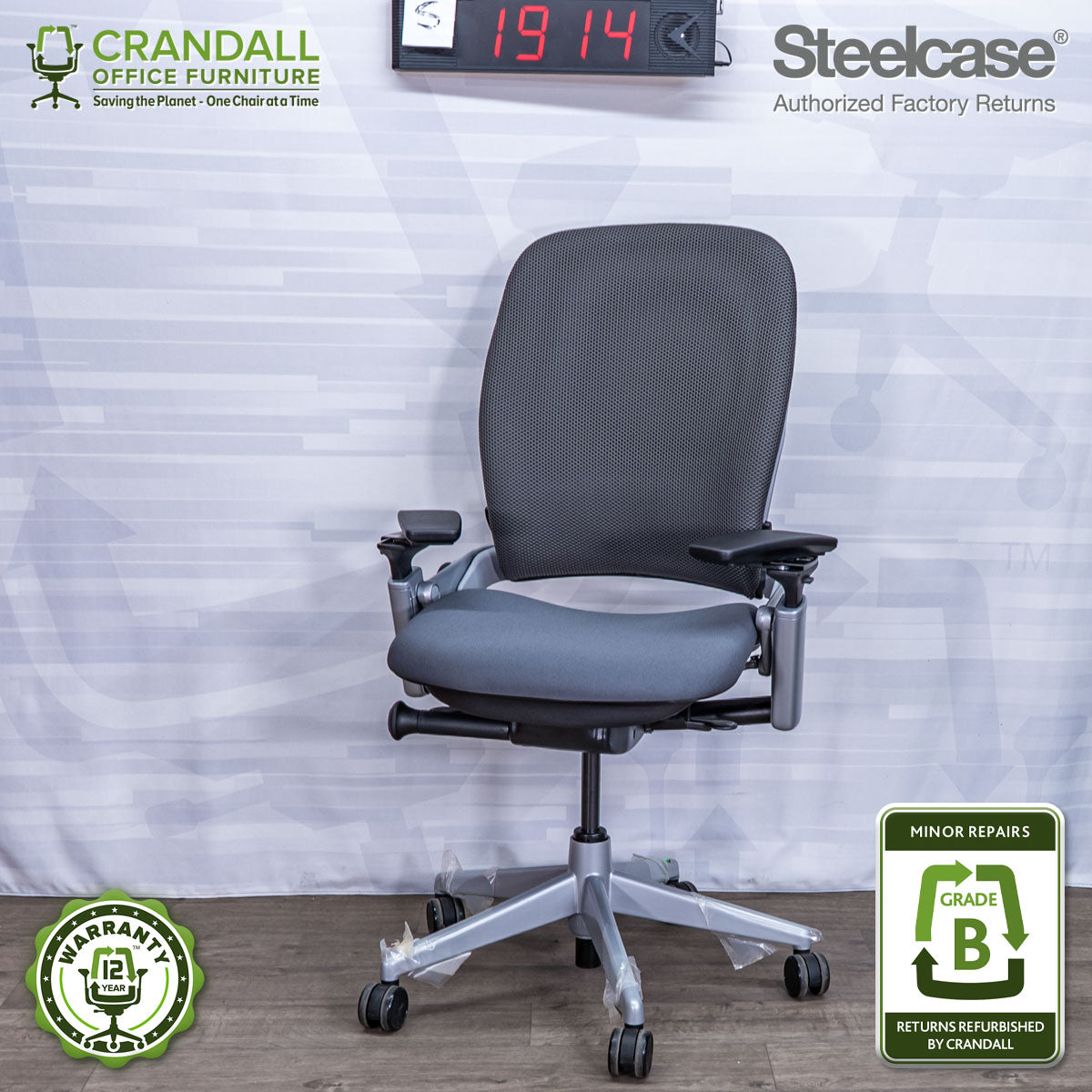 S-1914 - Steelcase Leap V2 - Grade B