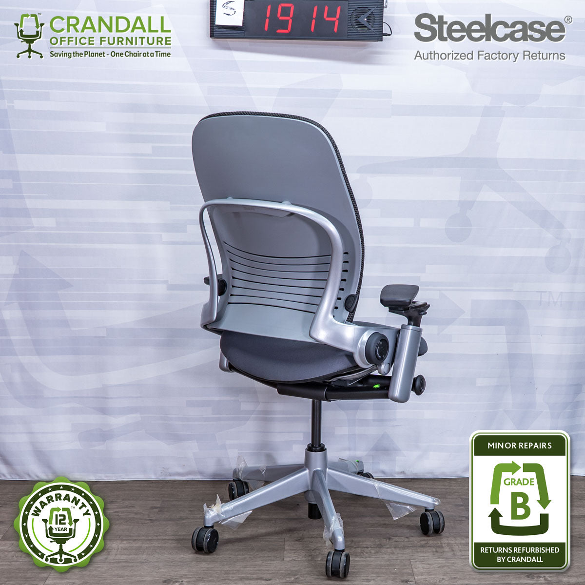 S-1914 - Steelcase Leap V2 - Grade B