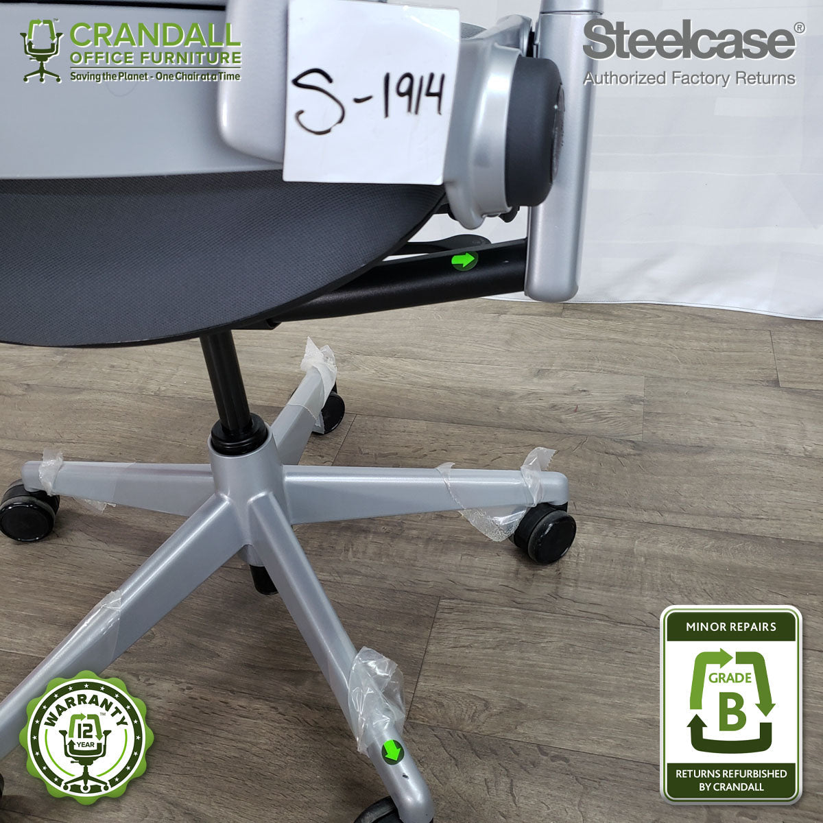 S-1914 - Steelcase Leap V2 - Grade B