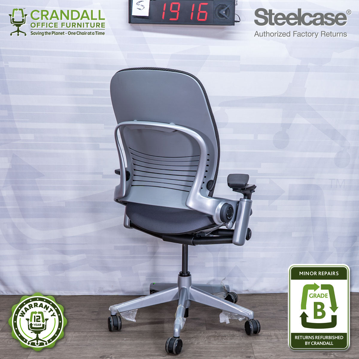 S-1916 - Steelcase Leap V2 - Grade B