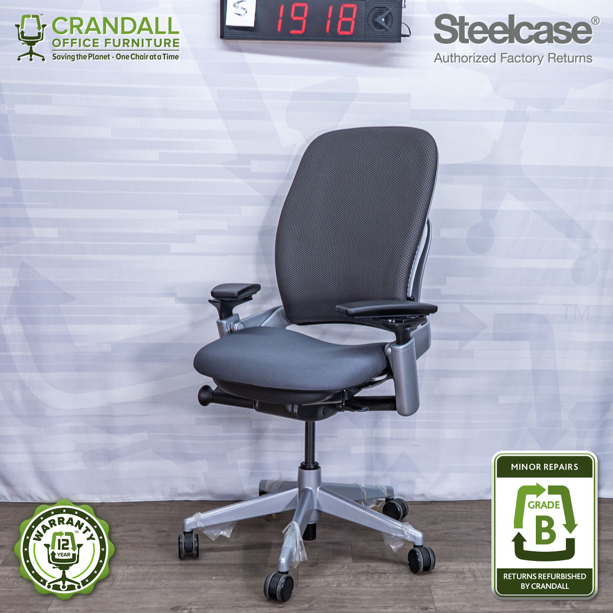 S-1918 - Steelcase Leap V2 - Grade B
