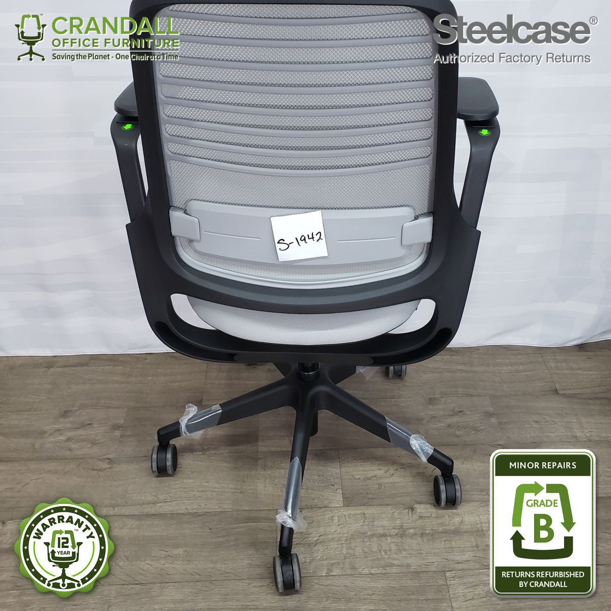 S-1942 - Steelcase Series 1 with Headrest - Grade B