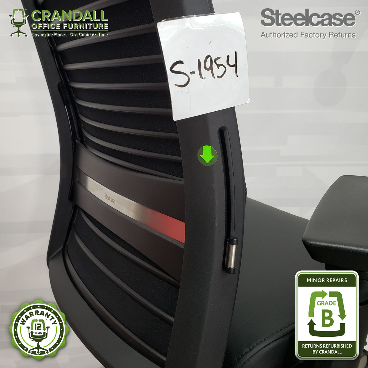 S-1954 - Steelcase V2 Think - Grade B