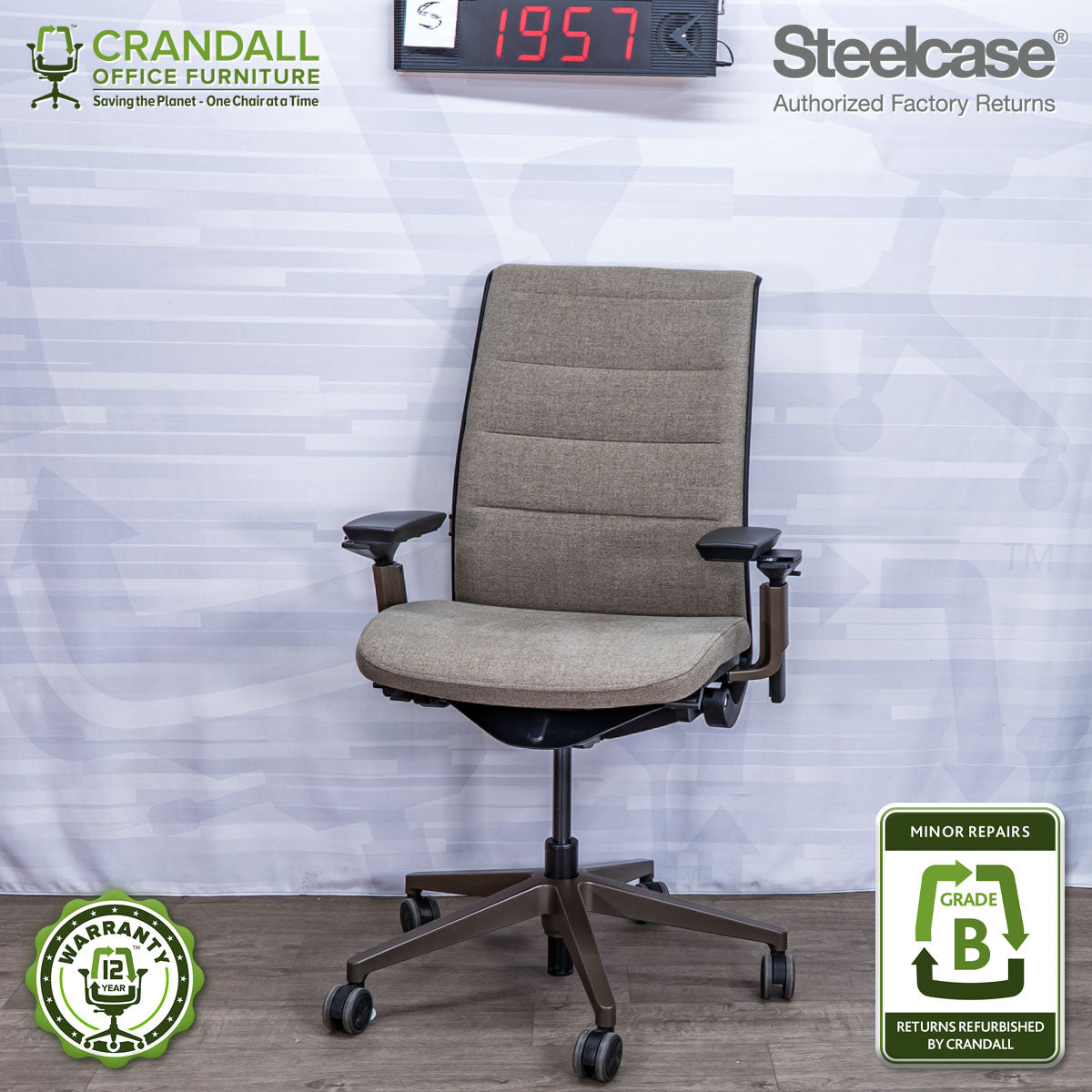 S-1957 - Steelcase V2 Think - Grade B