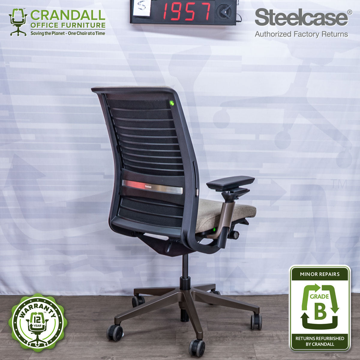 S-1957 - Steelcase V2 Think - Grade B