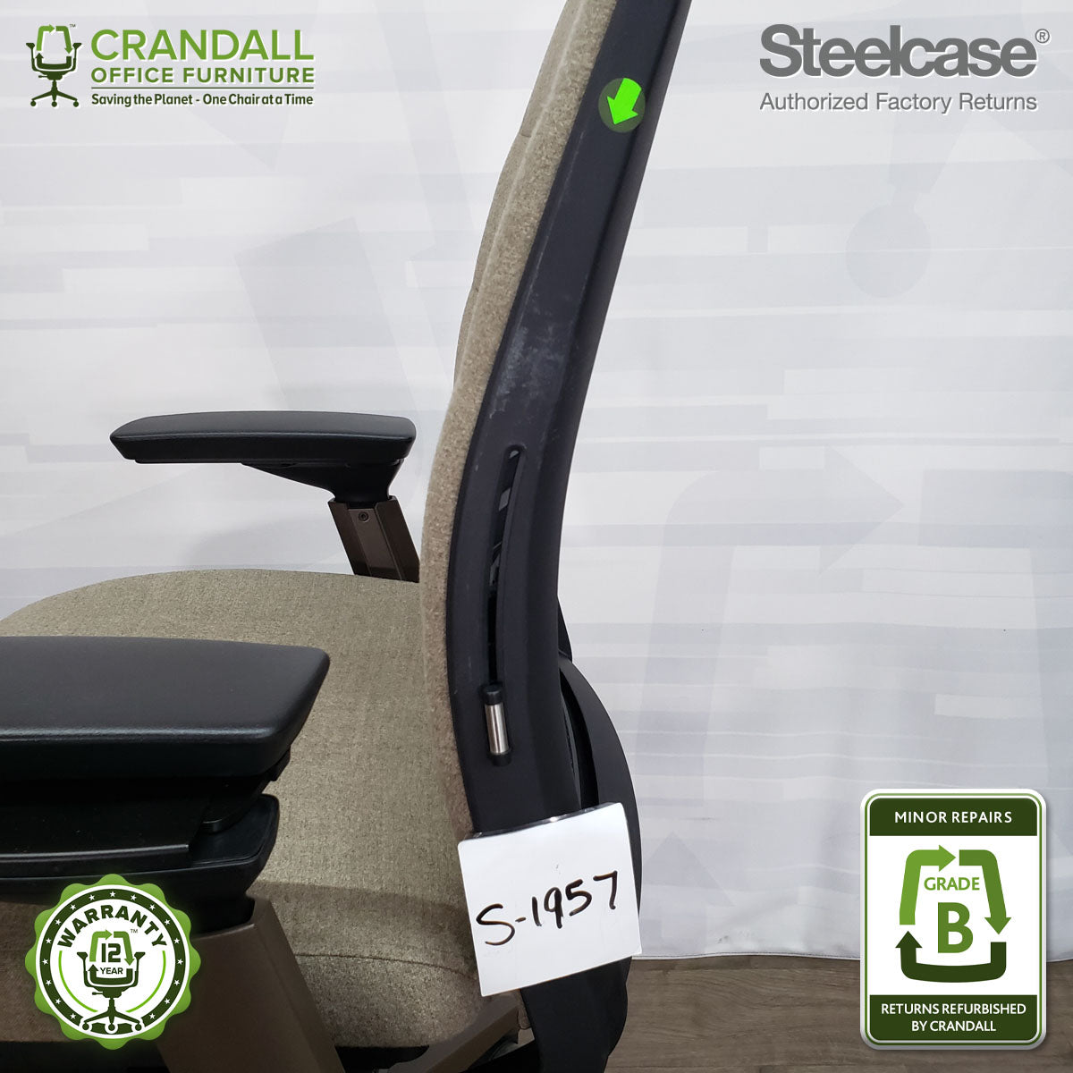 S-1957 - Steelcase V2 Think - Grade B