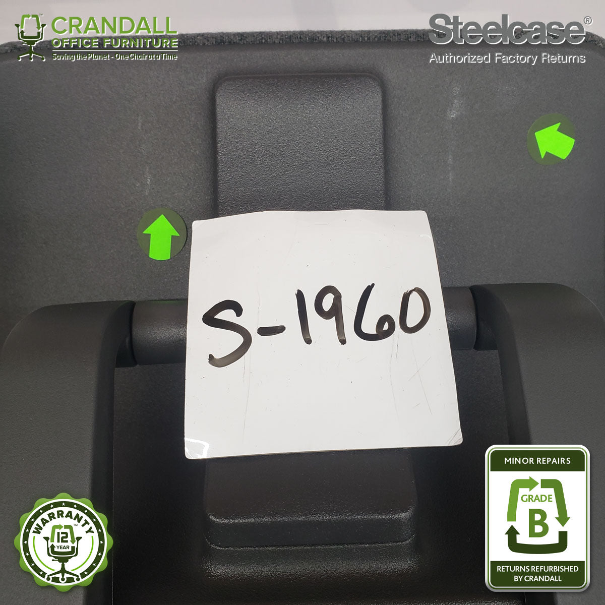 S-1960 - Steelcase Gesture with Headrest - Grade B