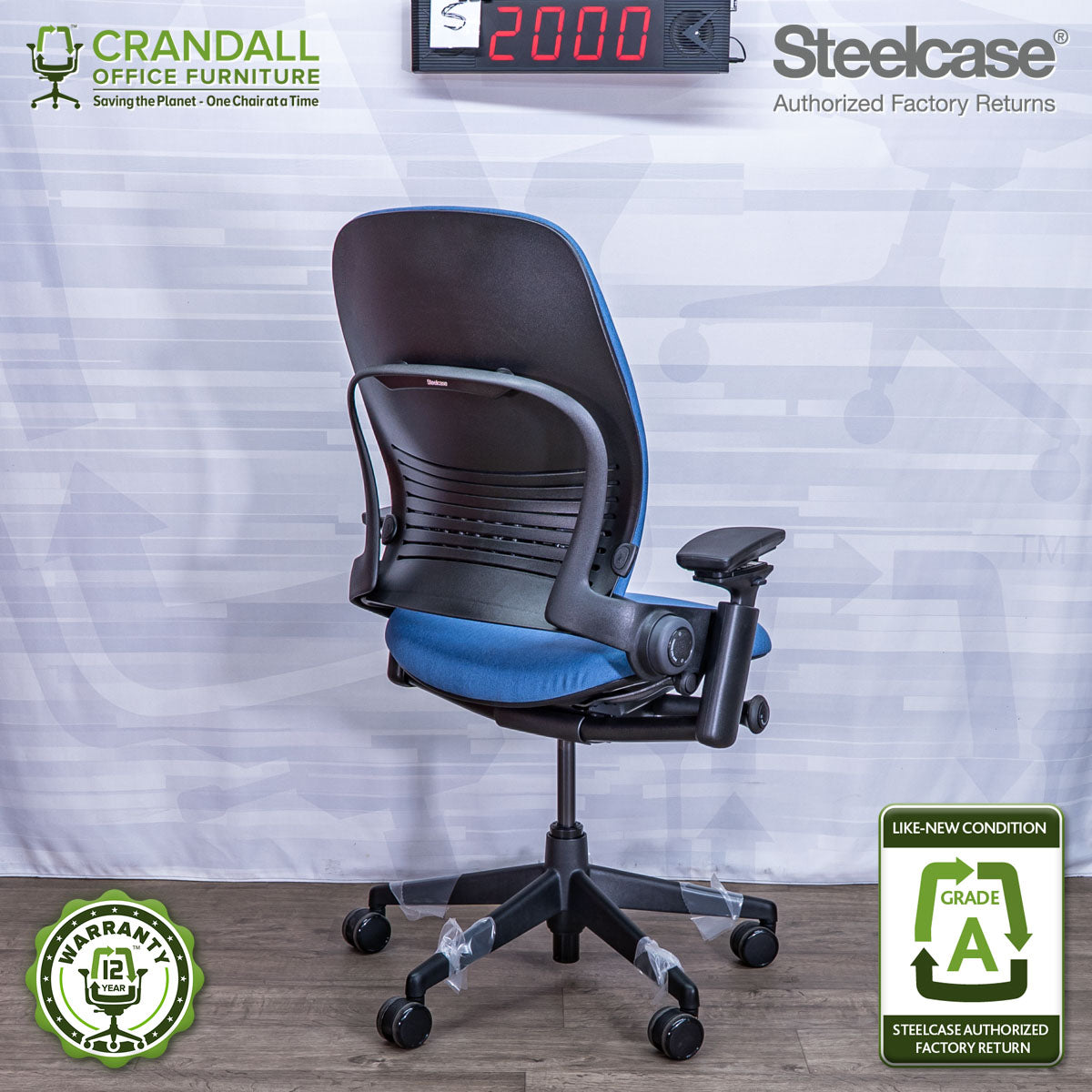 S-2000 - Steelcase V2 Leap - Grade A