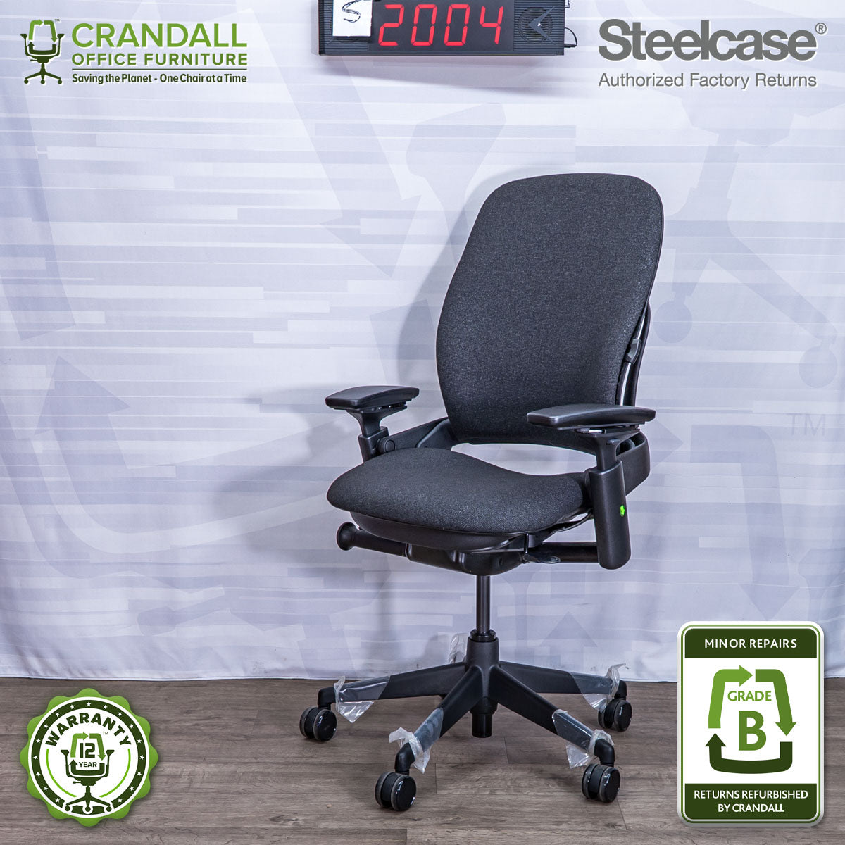 S-2004 - Steelcase V2 Leap - Grade B