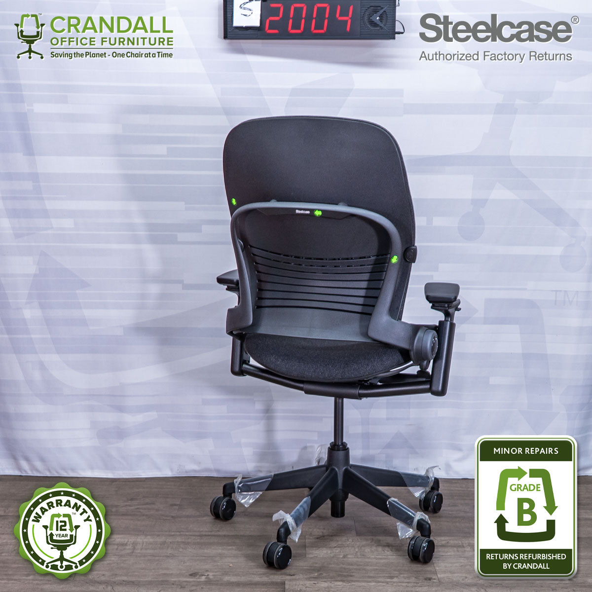 S-2004 - Steelcase V2 Leap - Grade B