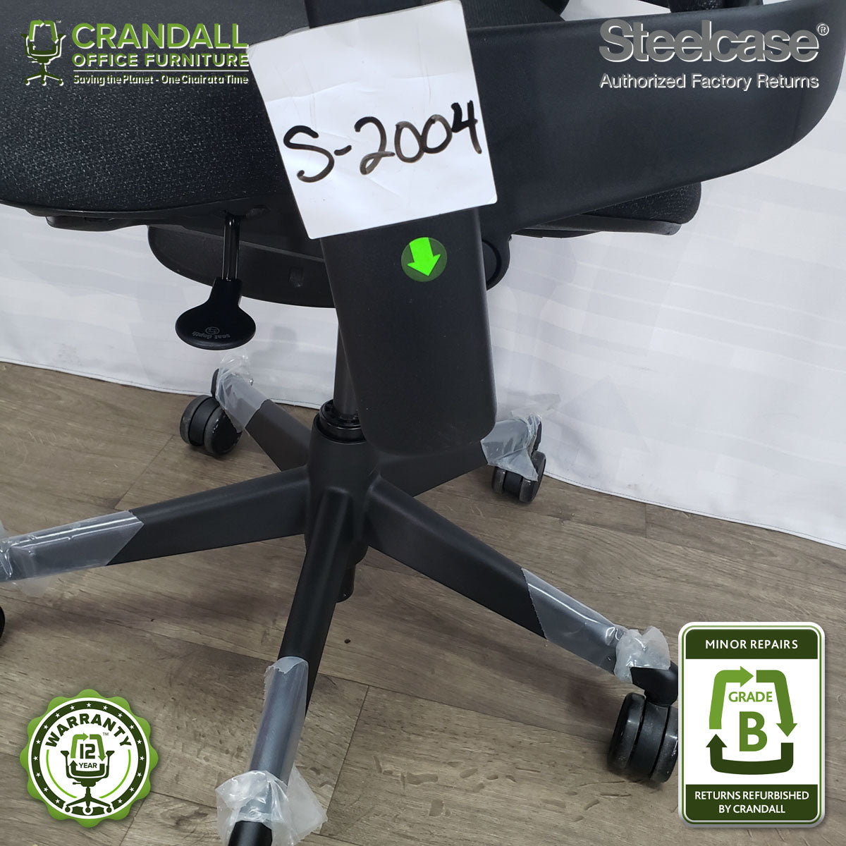 S-2004 - Steelcase V2 Leap - Grade B