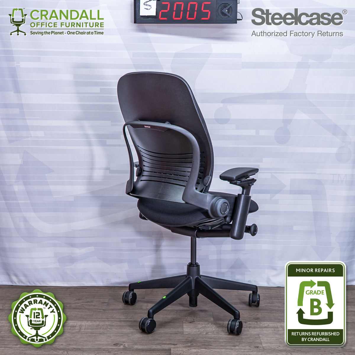 S-2005 - Steelcase V2 Leap - Grade B