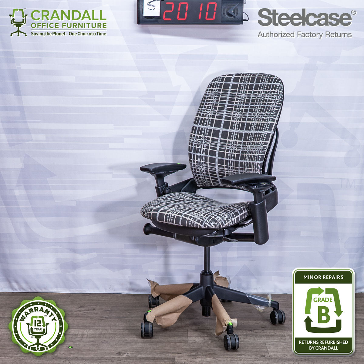 S-2010 - Steelcase V2 Leap - Grade B