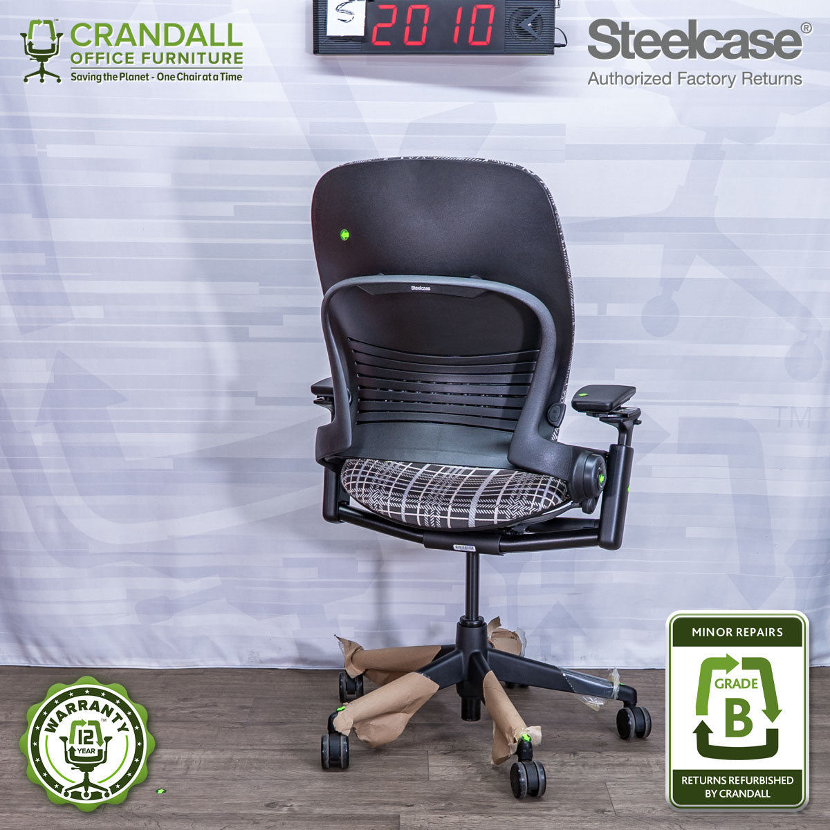 S-2010 - Steelcase V2 Leap - Grade B