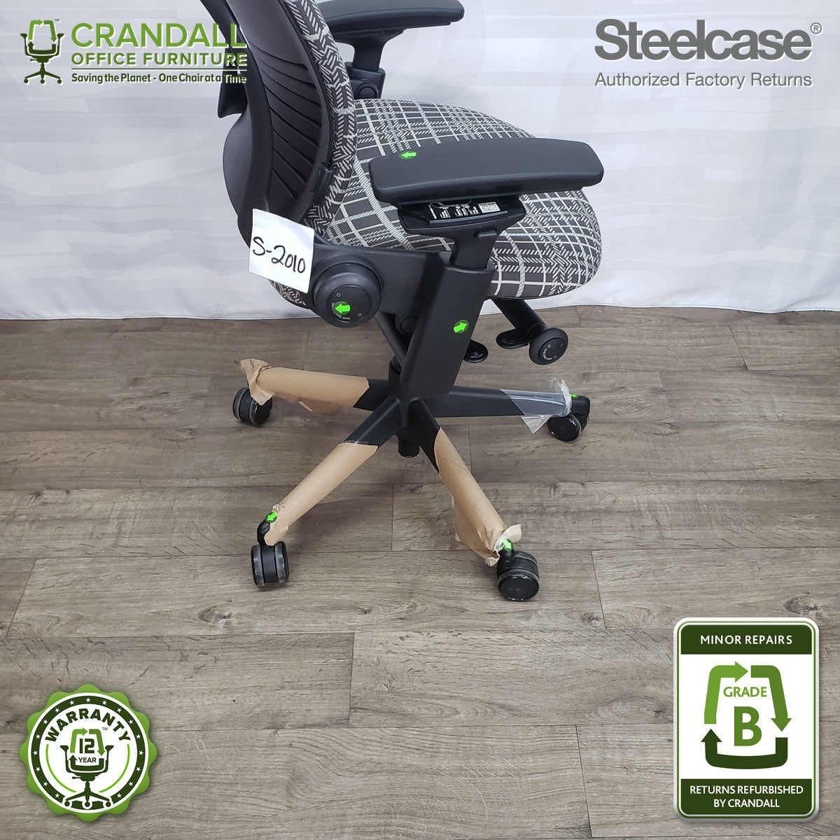 S-2010 - Steelcase V2 Leap - Grade B