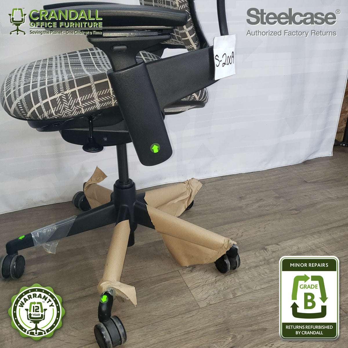 S-2010 - Steelcase V2 Leap - Grade B