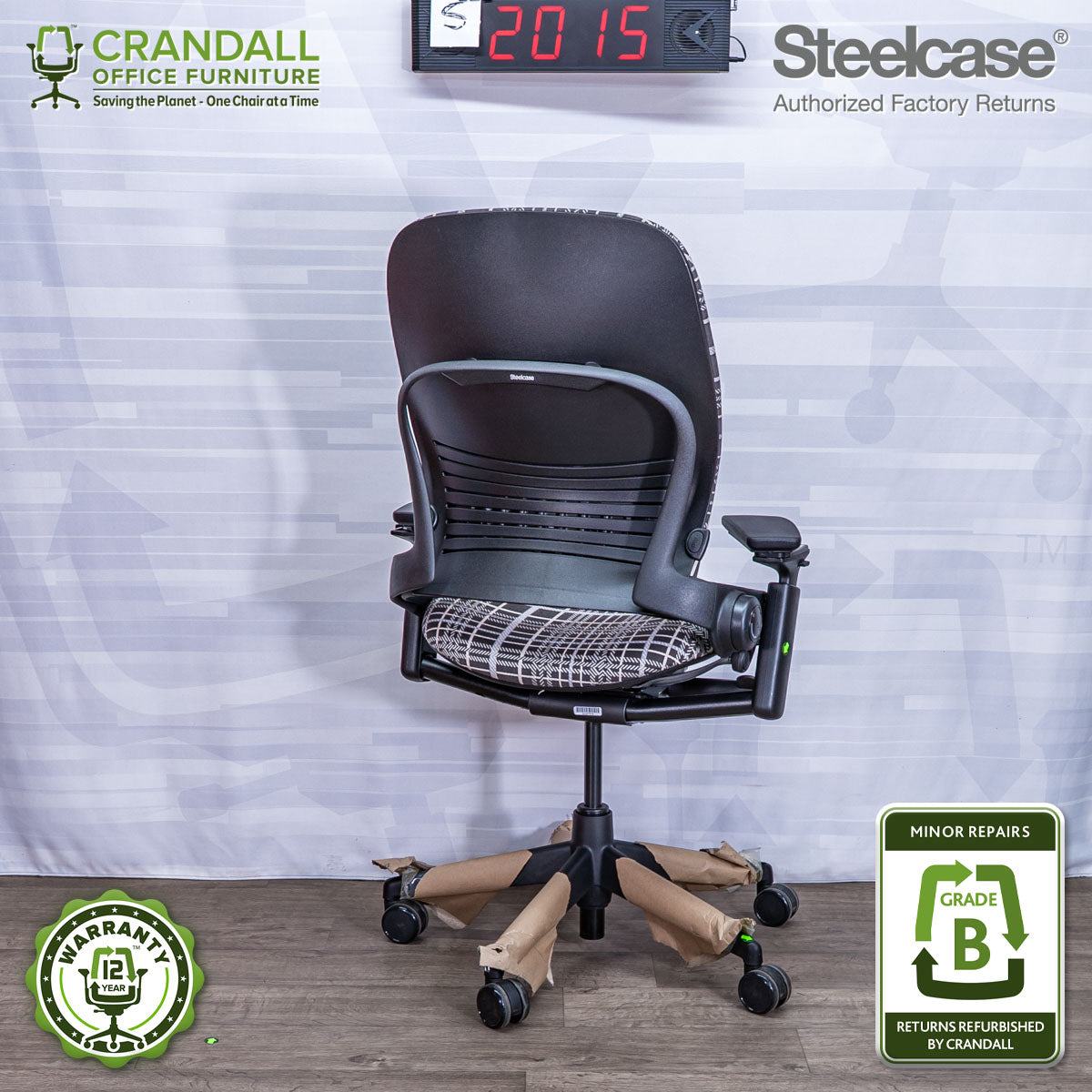 S-2015 - Steelcase V2 Leap - Grade B