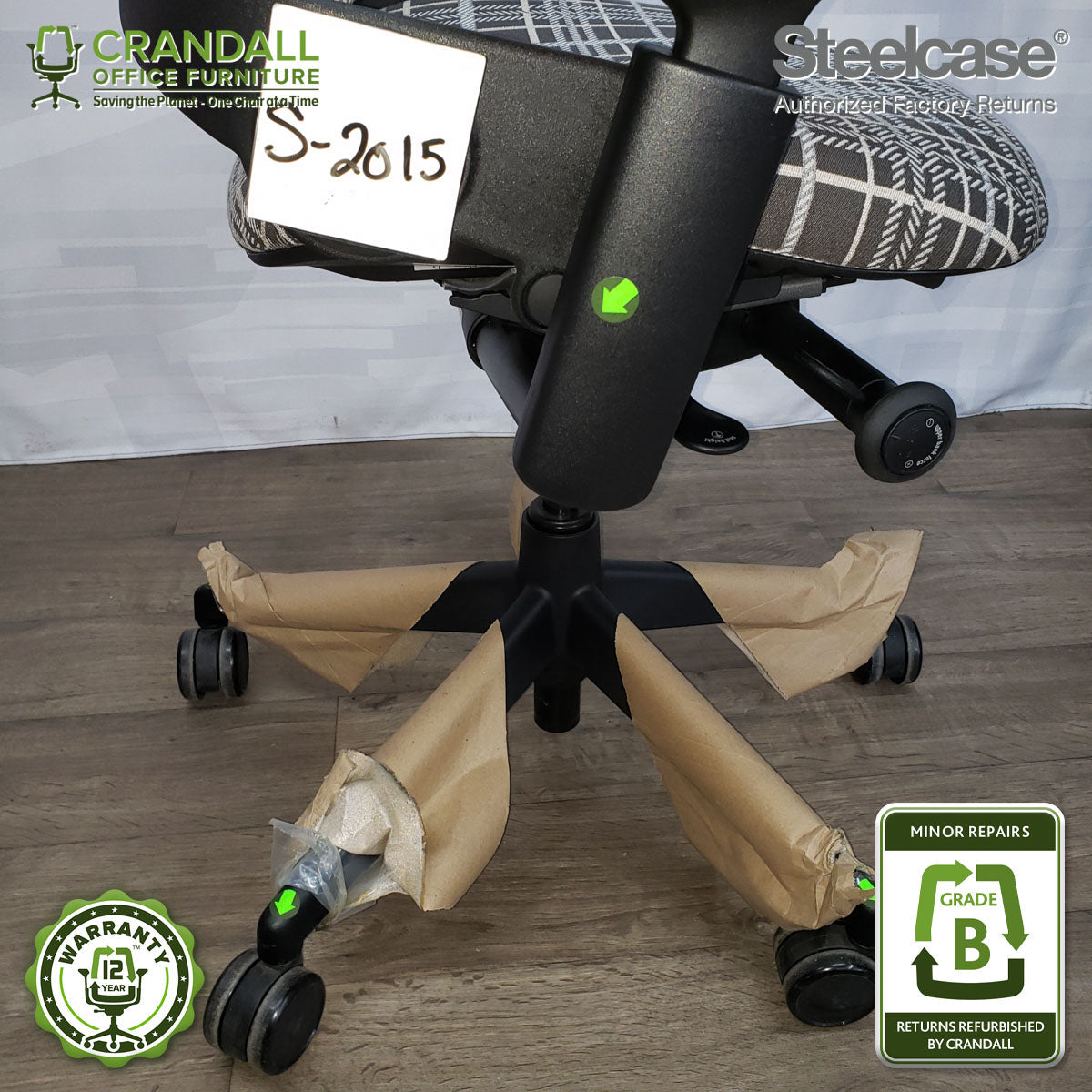 S-2015 - Steelcase V2 Leap - Grade B