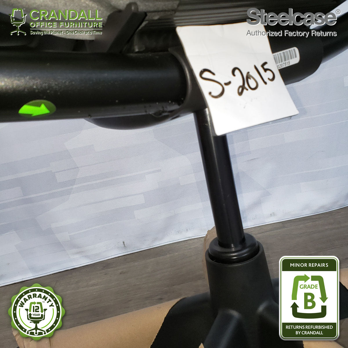 S-2016 - Steelcase V2 Leap - Grade B