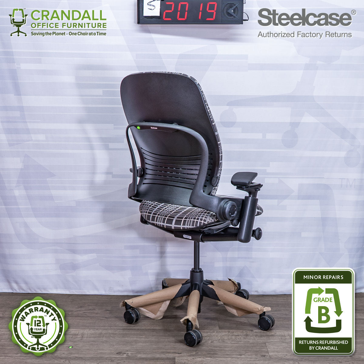 S-2019 - Steelcase V2 Leap - Grade B
