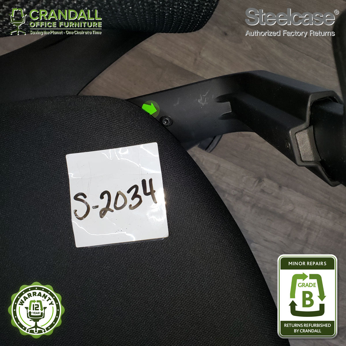 S-2034 - Steelcase Series 2 - Grade B